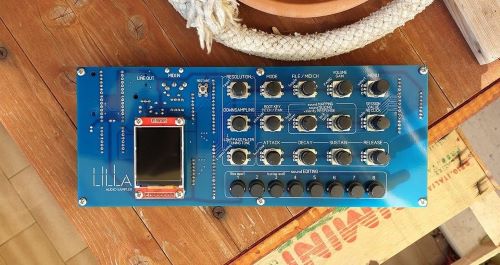 LILLA is a Teensy-based desktop multi-timbral polyphonic sampler